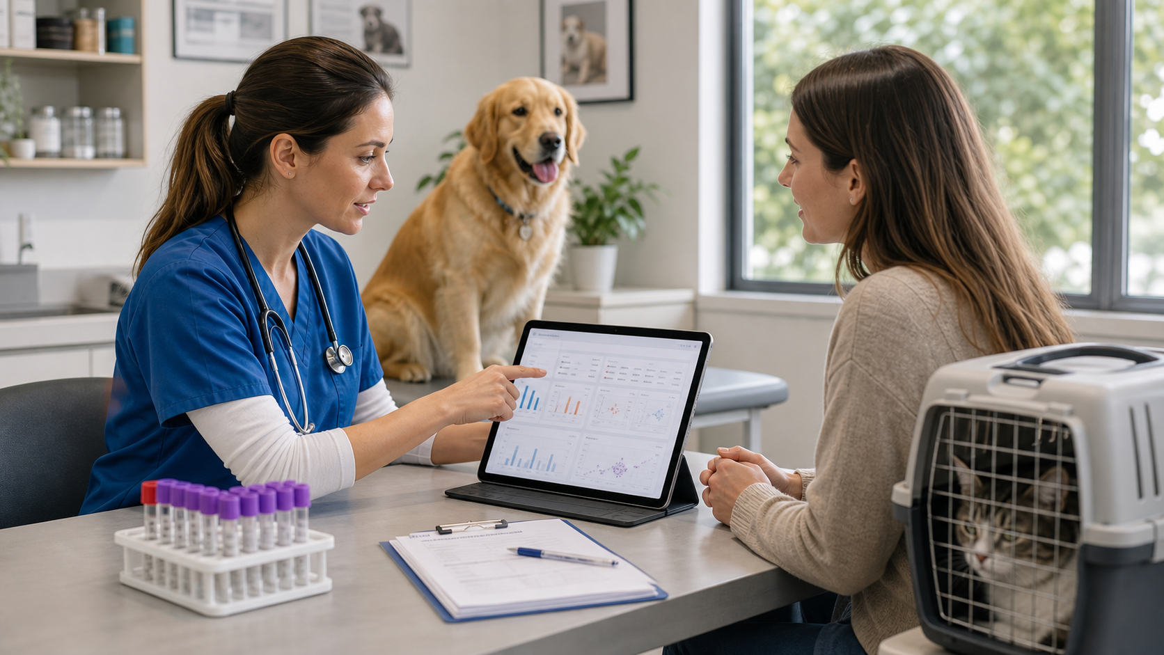 Veterinary CBC Interpretation Software: AI Support for Dog and Cat Blood Test Review